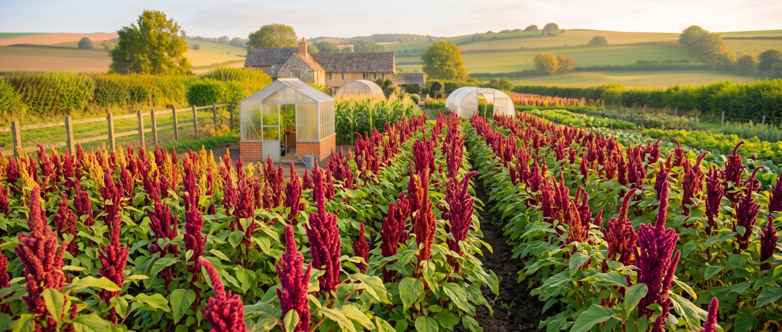 Amaranth seed heads
