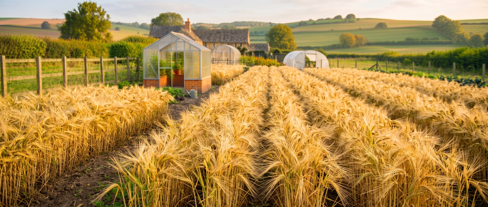 Barley heads