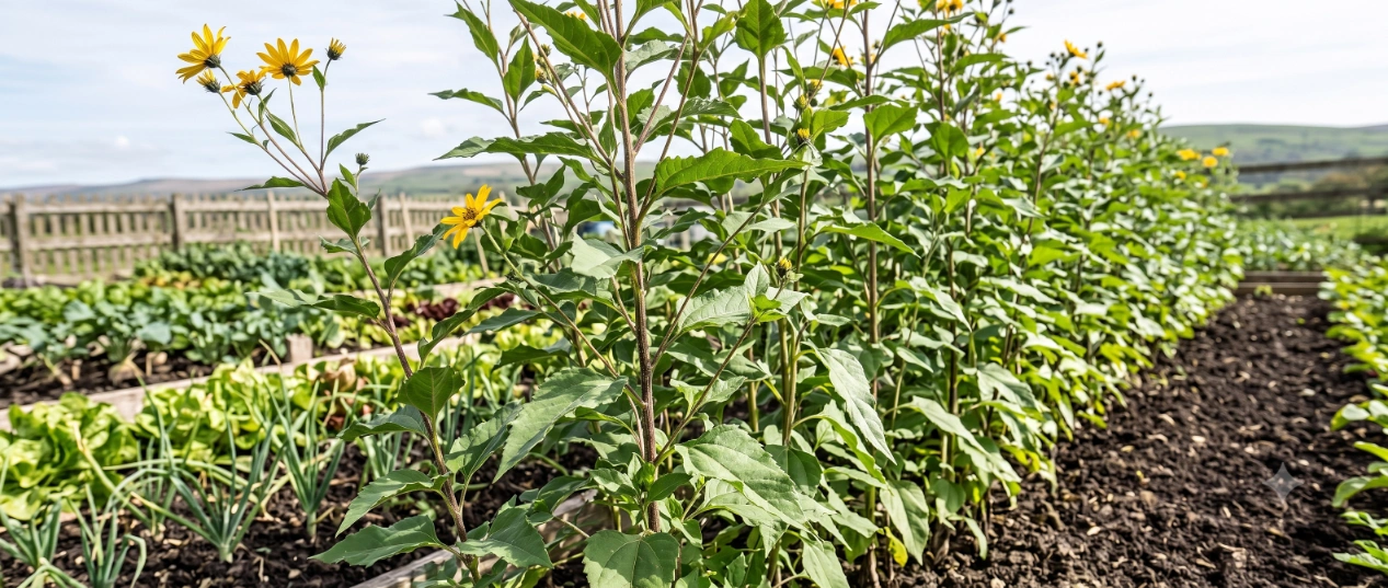Jerusalem artichoke tubers