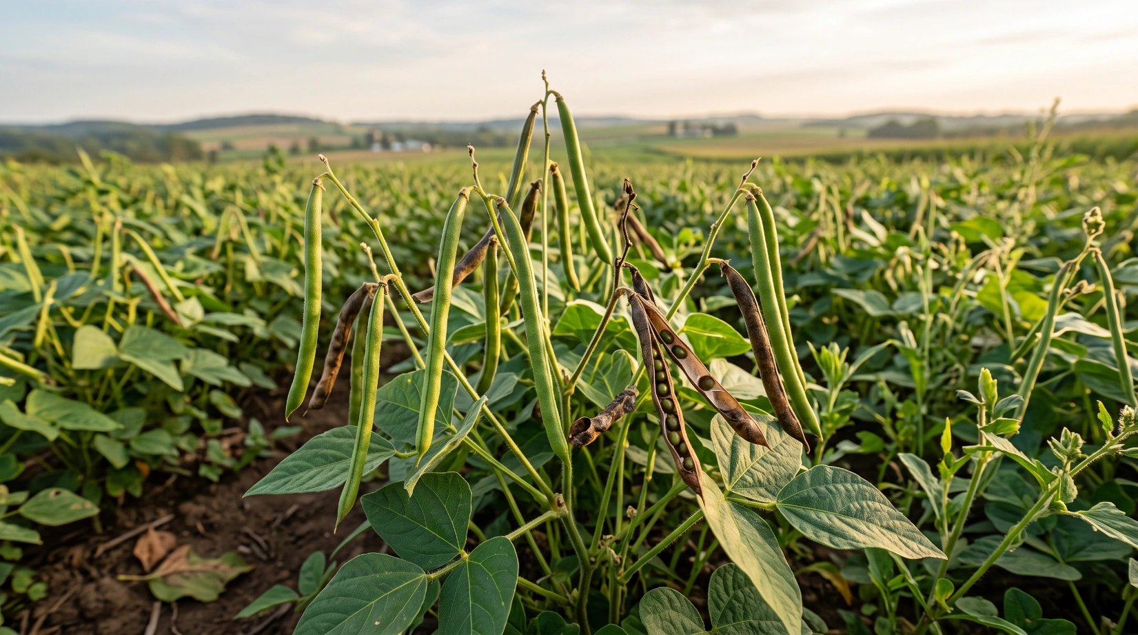 Mung bean pods