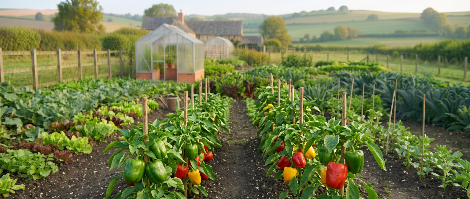 Ripe peppers