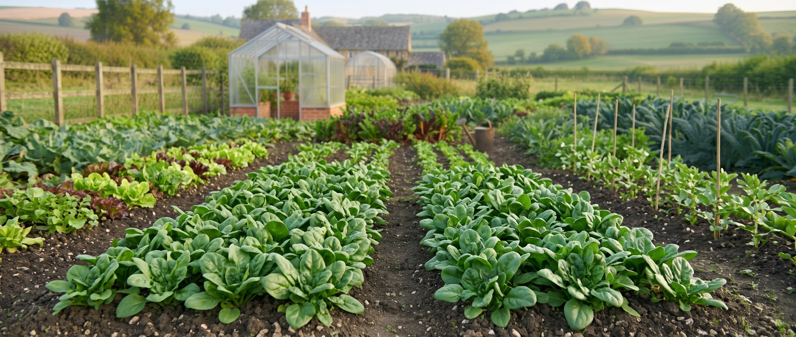 Spinach plants